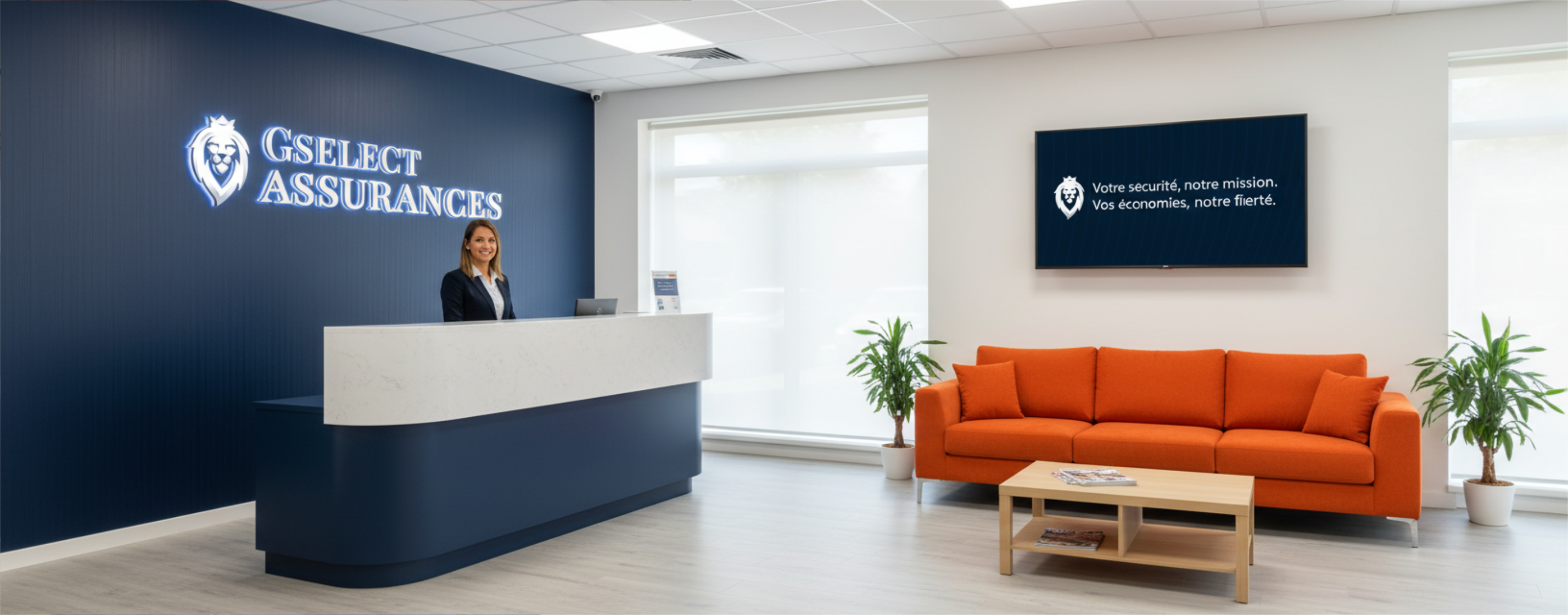 Espace client GSelect lumineux