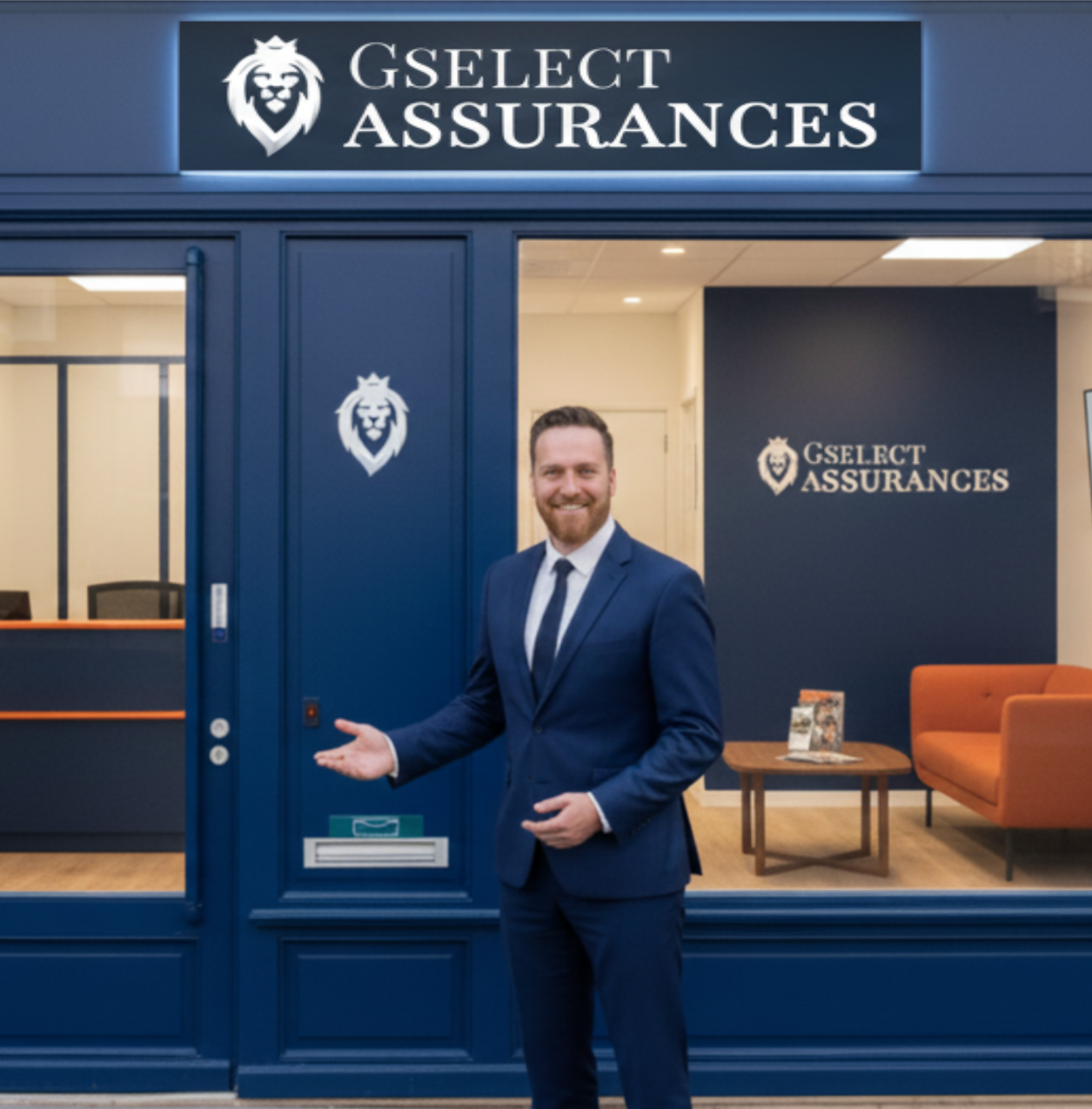 Franchisé devant son agence GSelect